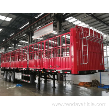 Stake Semi-Trailer Cargo Fence Truck Semi Trailer